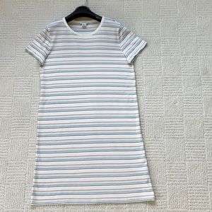 J Crew Factory Striped Tee Shirt Dress NWOT